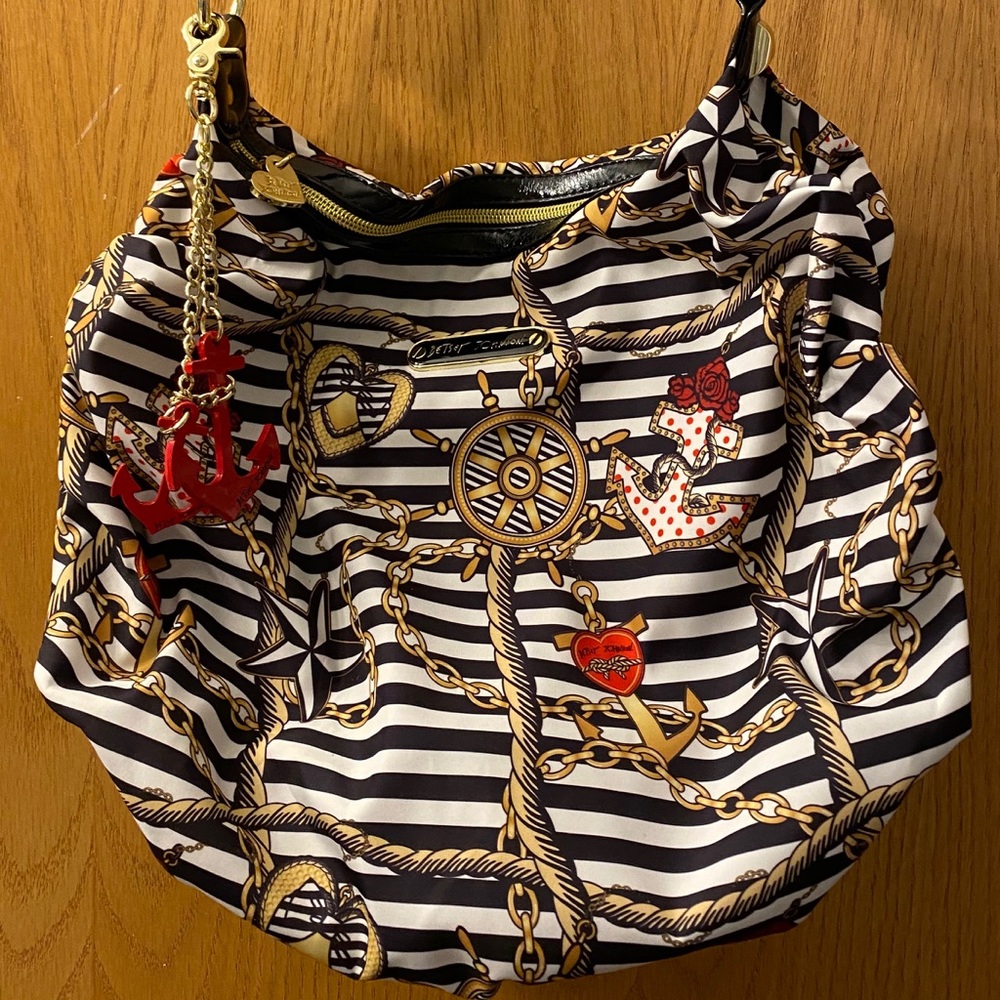 Betsey Johnson nautical purse